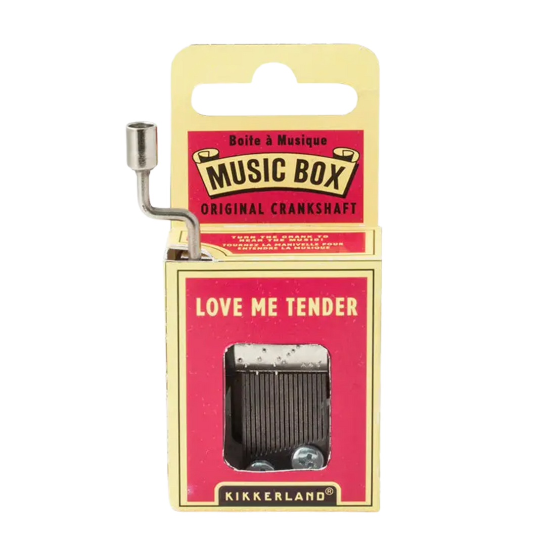 Love Me Tender Crank Music Box