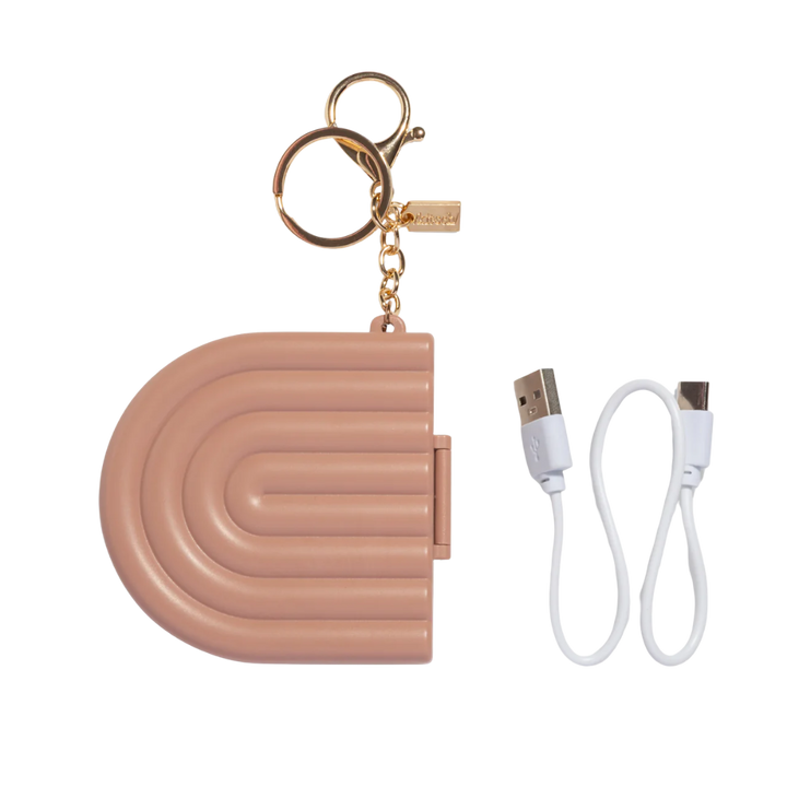 LED Compact Mirror Keychain