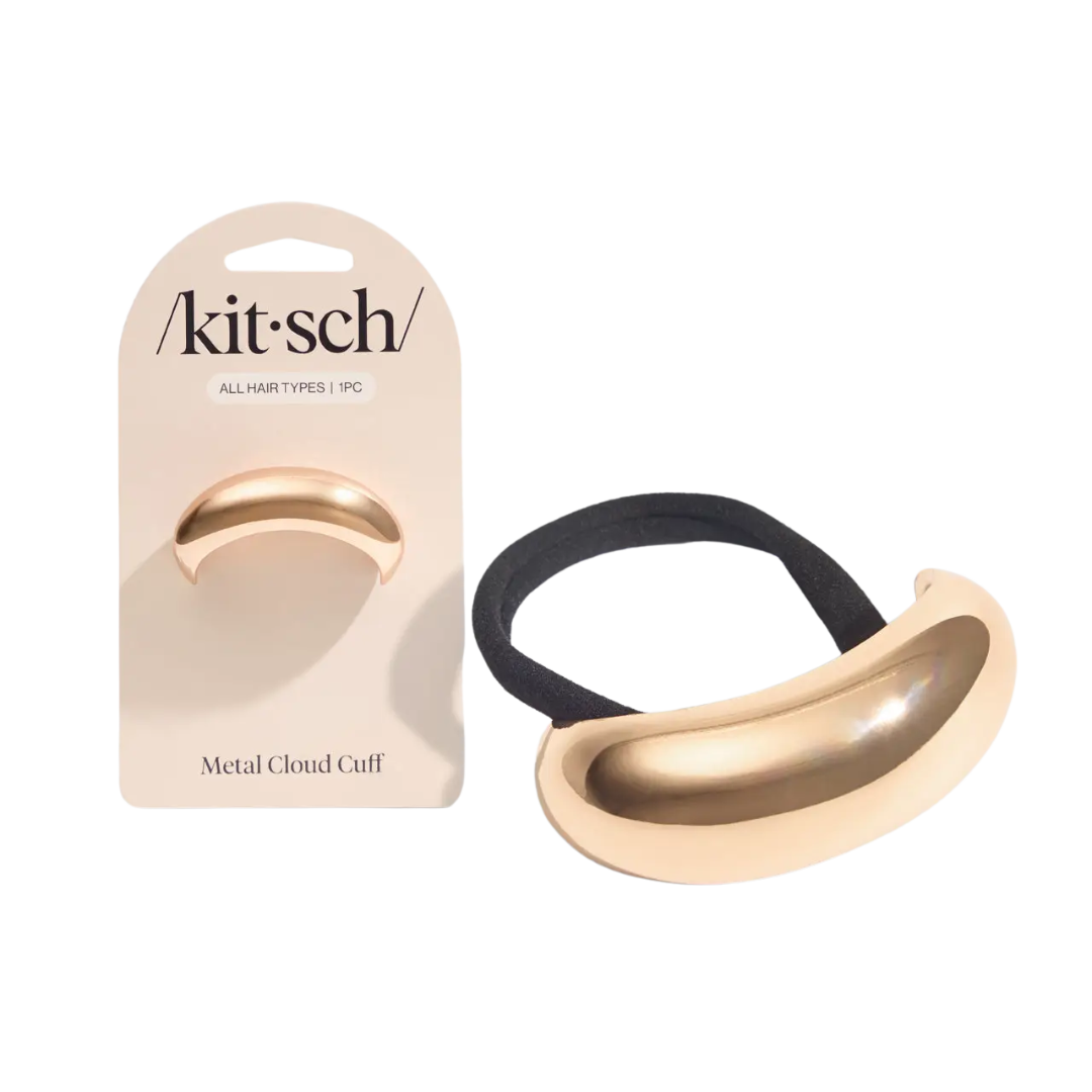 Gold Metal Cloud Cuff