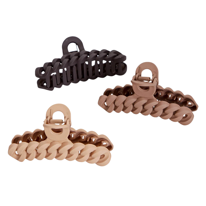 Chain Claw Clips 3pc Set