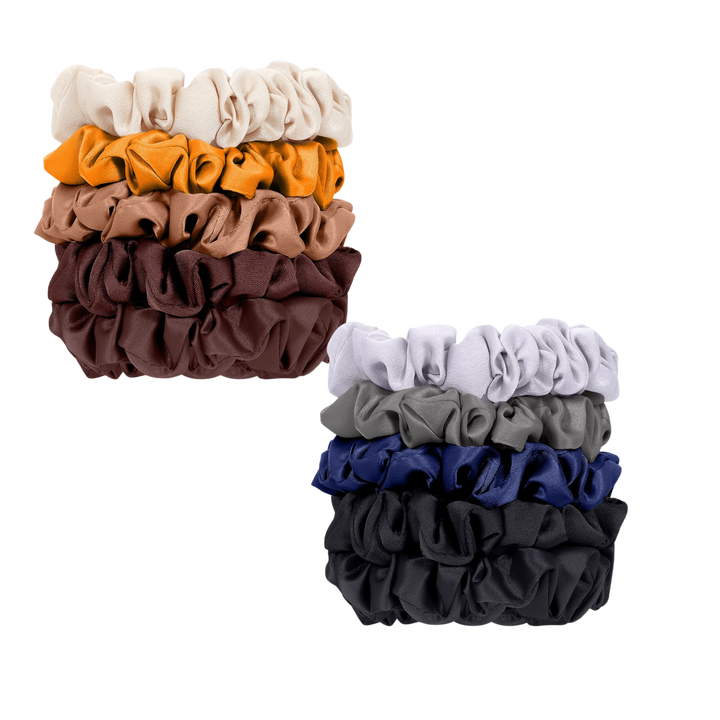 Satin Petite Scrunchies 5pc