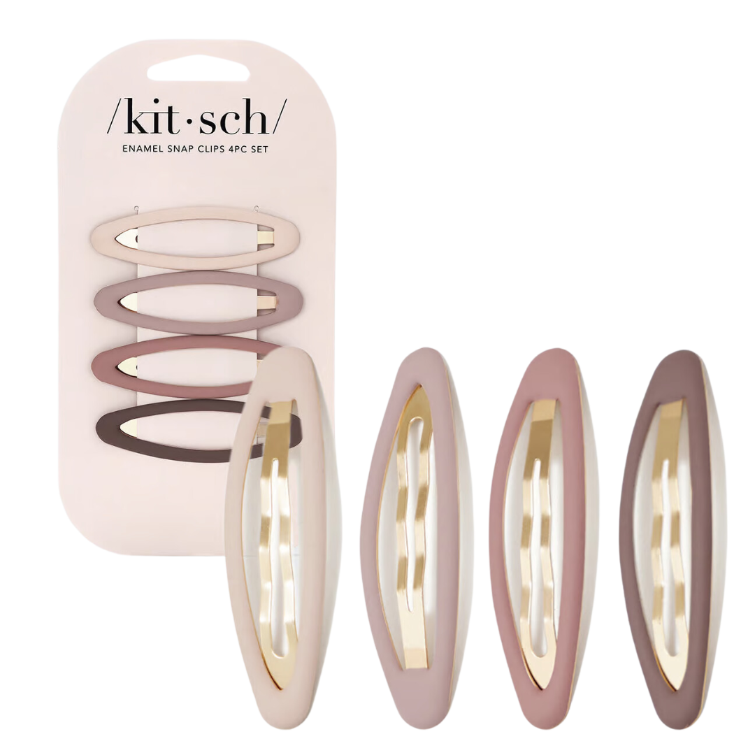 Snap Clips- 4pc Terracotta