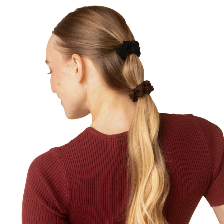 Ruched Lace Scrunchies 5pc