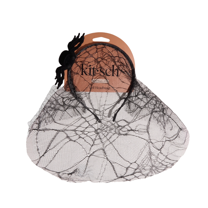 Spiderweb Veil Headband