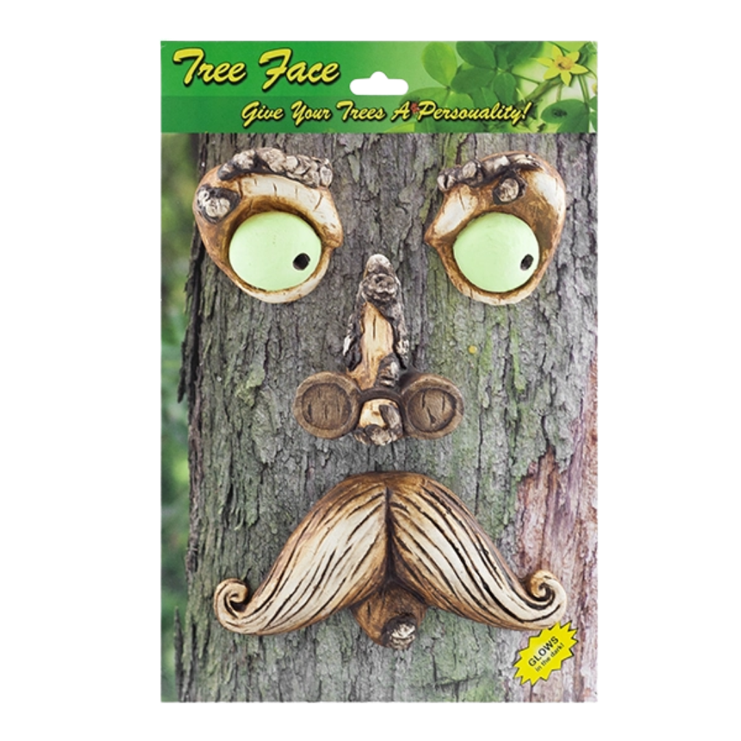 Mr Mustache Tree Face