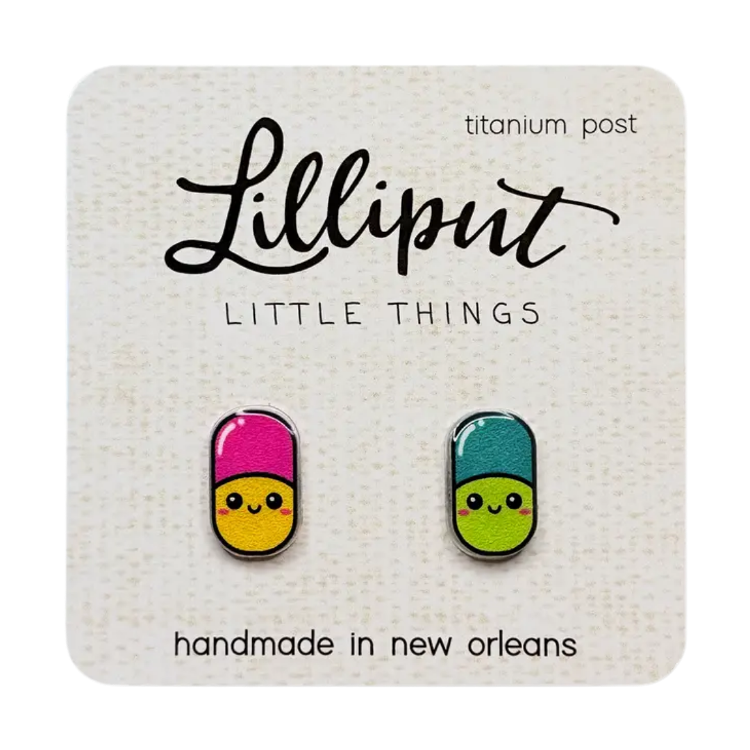 Happy Pill Earrings