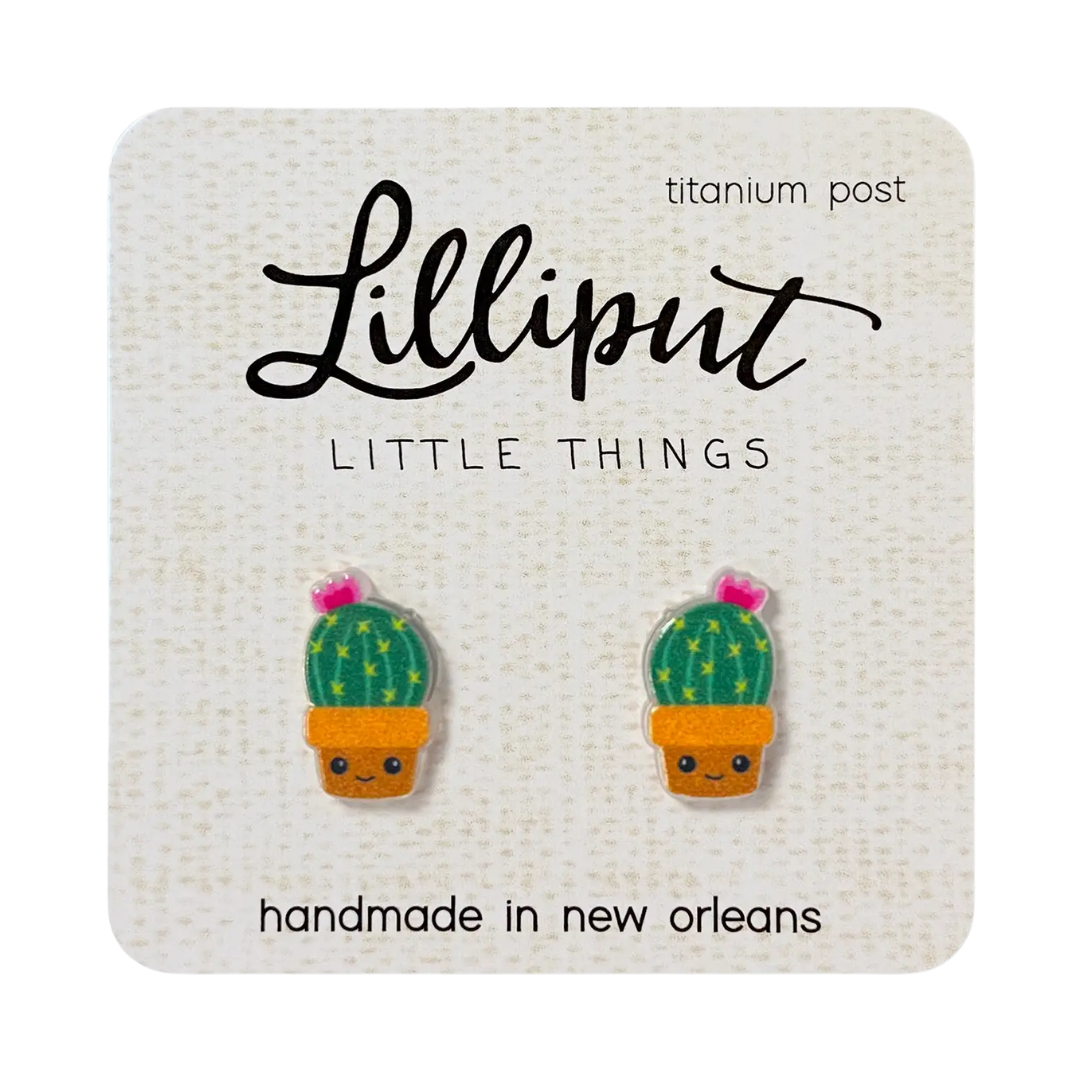 Kawaii Cactus Earrings