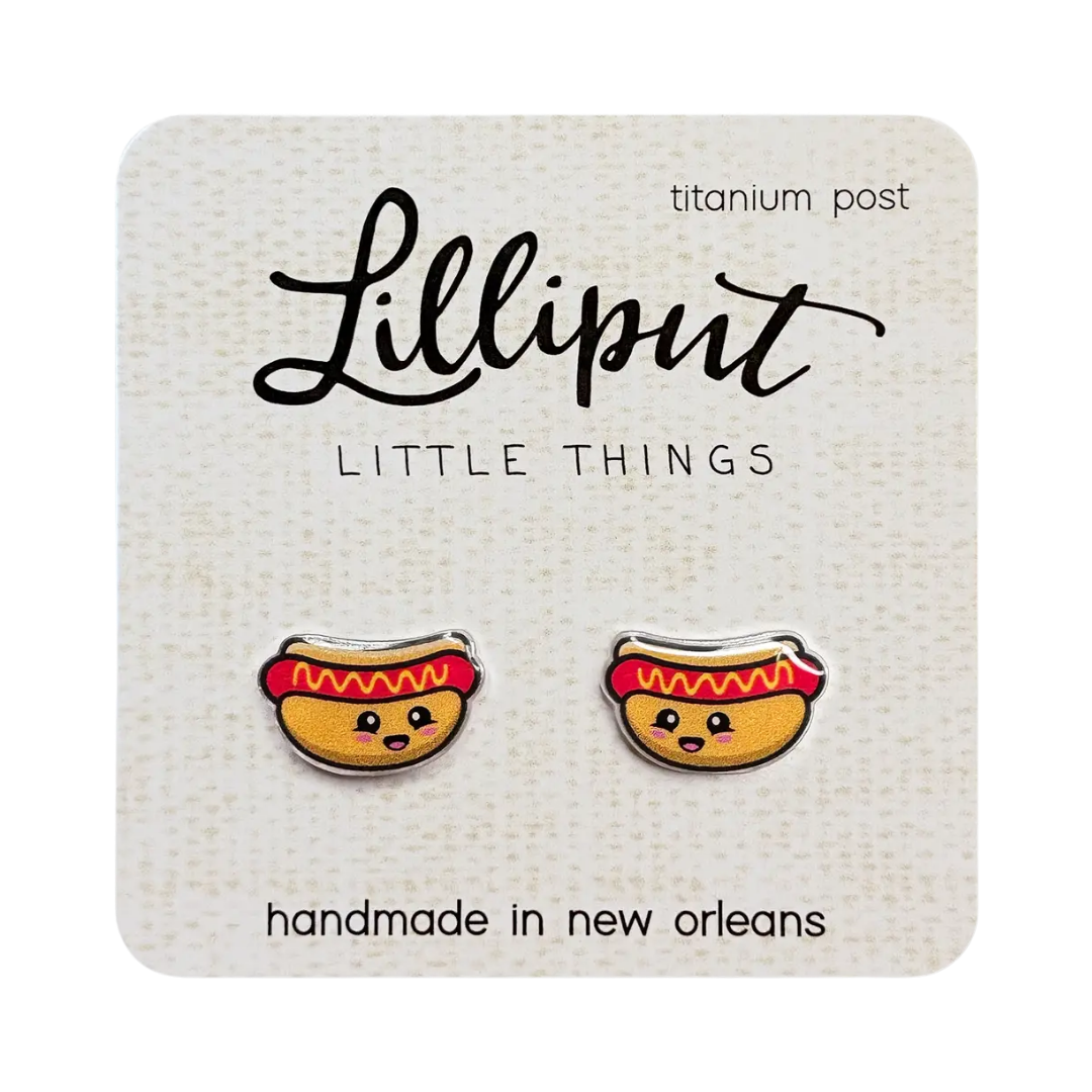 Kawaii Hot Dog Earrings