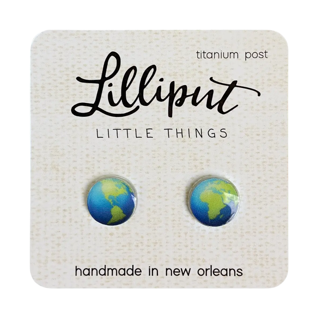Planet Earth Earrings