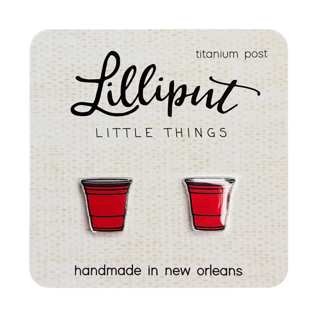 Red Solo Cup Earrings