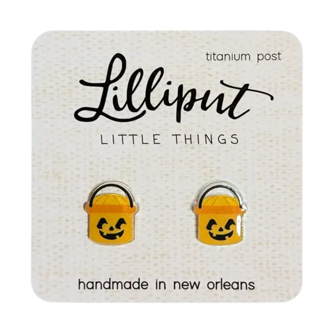 Retro Treat Bucket Earrings
