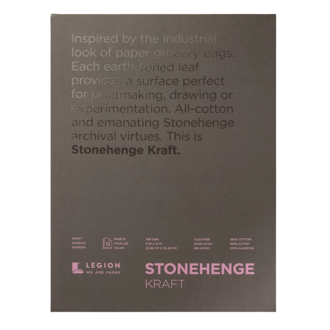 Stonehenge Kraft Artist Pad - Drawing & Mixed Media Paper (9"x12")
