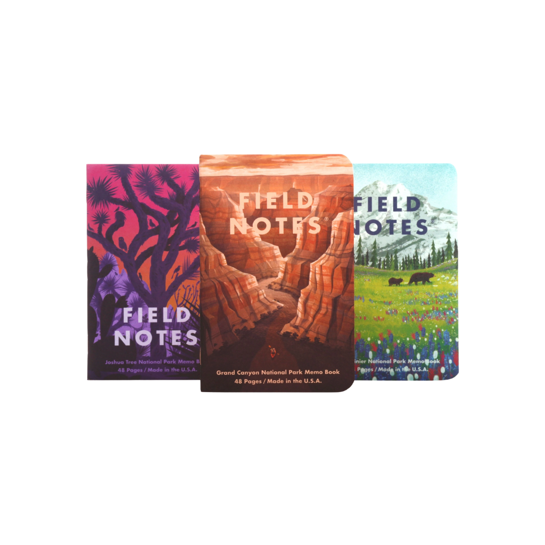 Field Notes National Parks: Series B - Grand Canyon, Joshua Tree, Mount Rainier