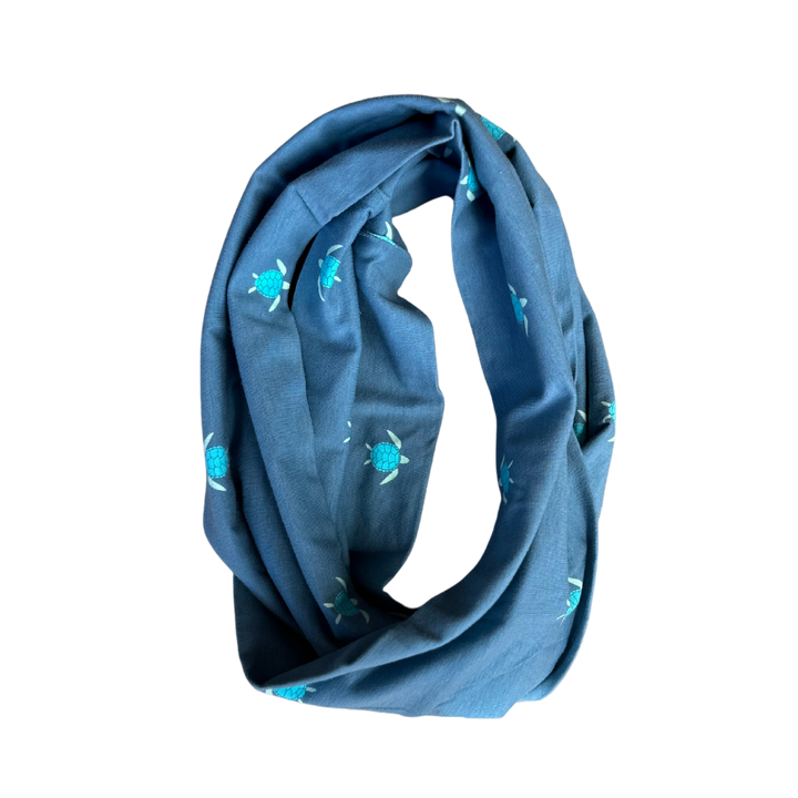 Sea Turtles Cotton Infinity Scarf