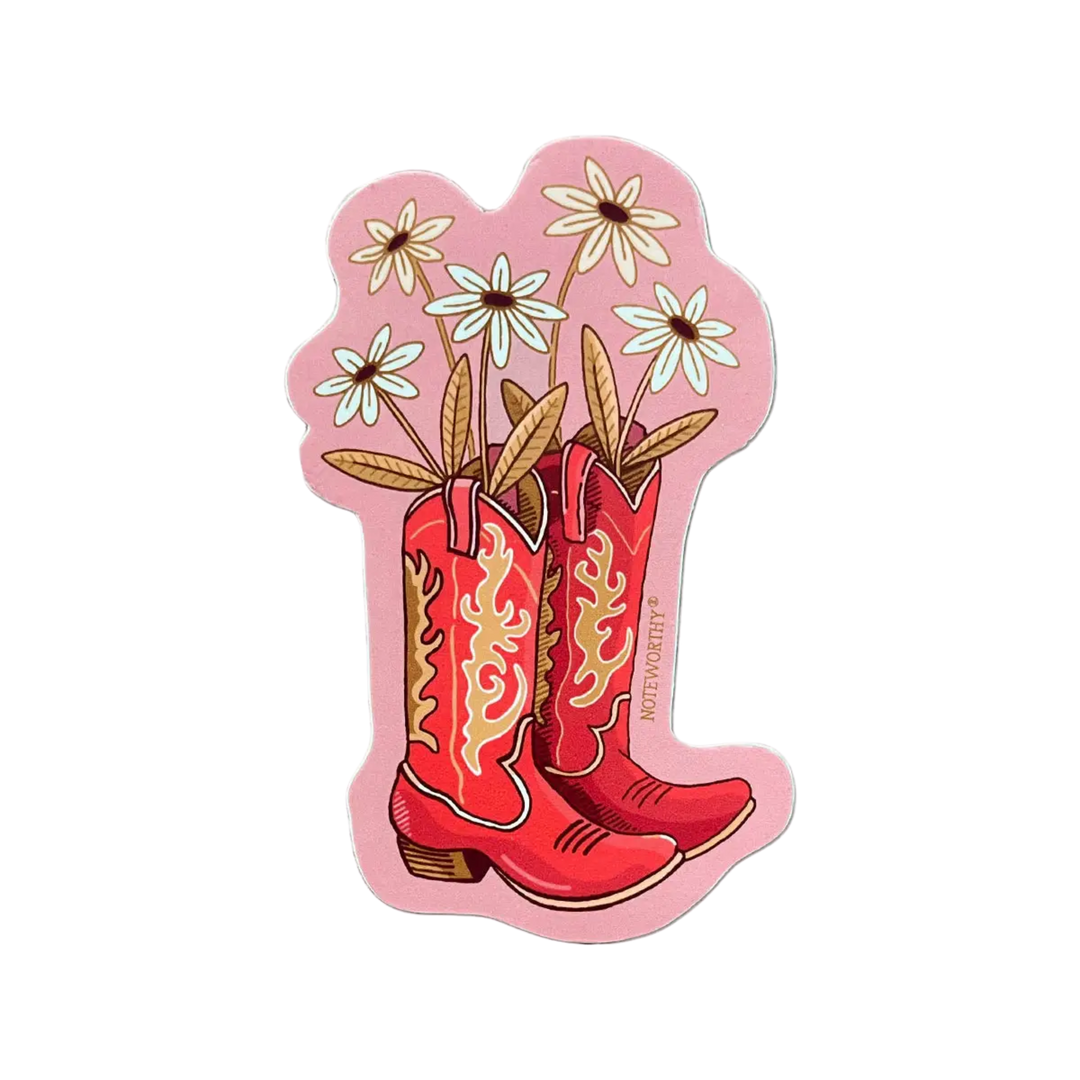 Cowboy Boots Sticker