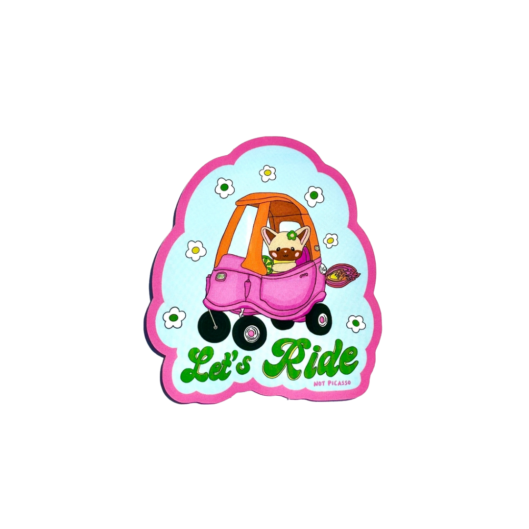 Let’s Ride Sticker