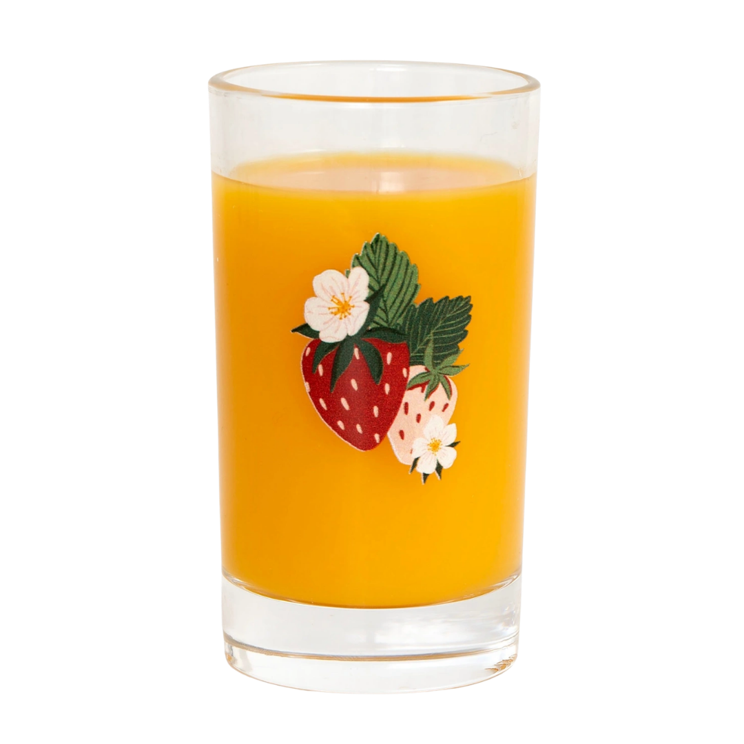 Strawberry Patch Mini Juice Glass