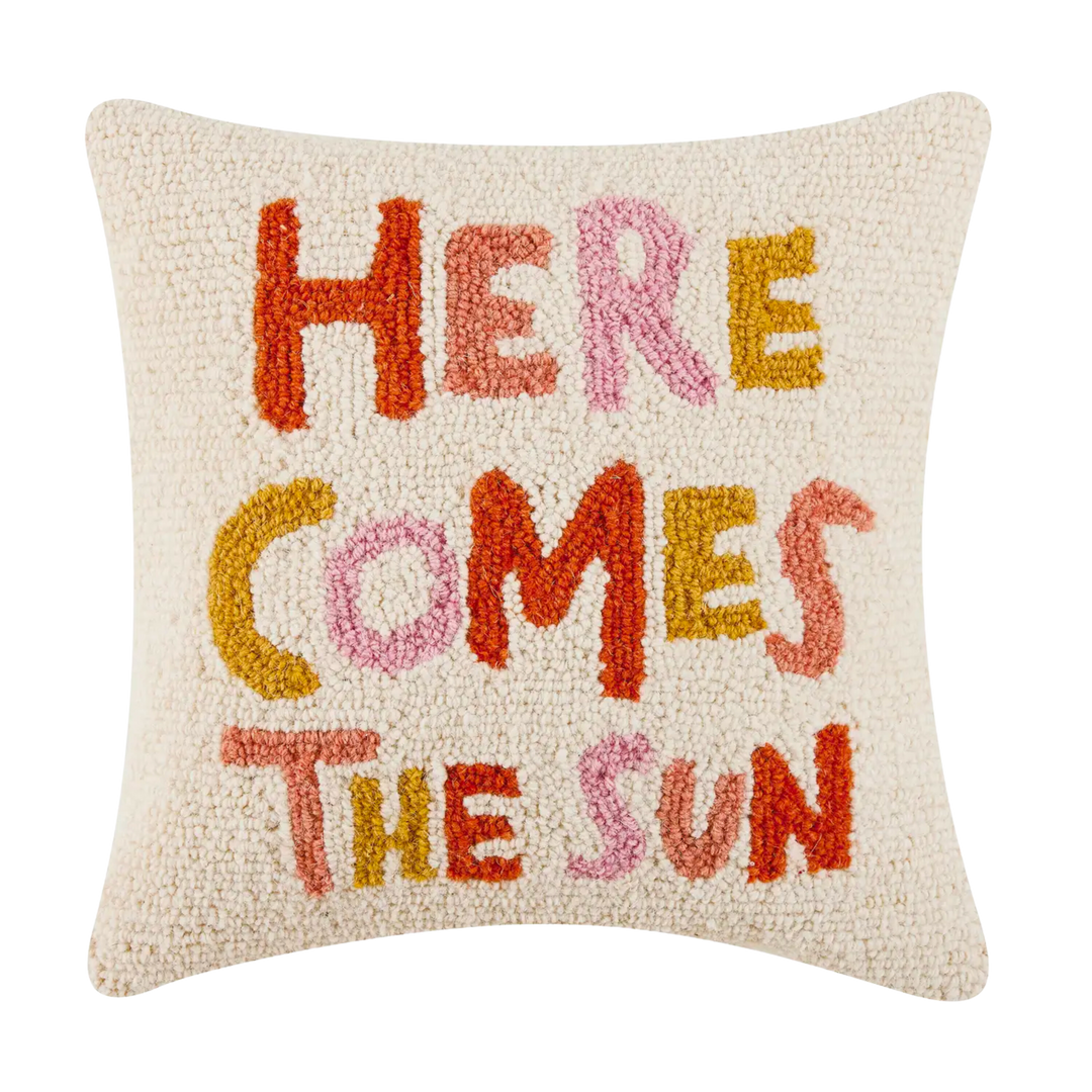 Here Comes The Sun Hook Pillow