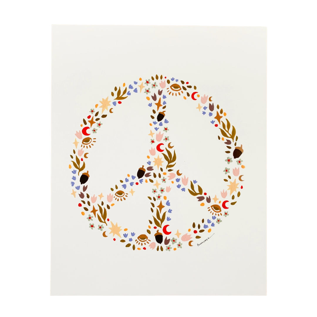 Peace: Forest Art Print (8" x 10")