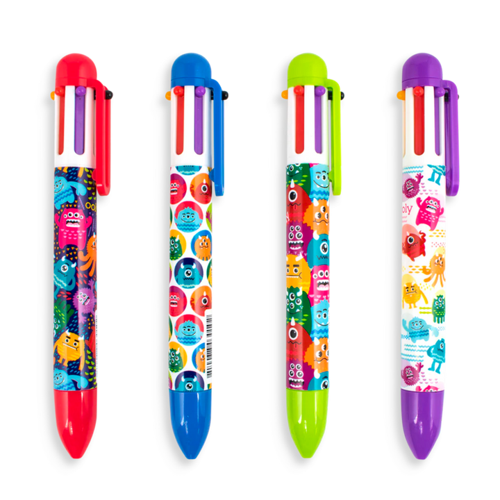 Monster 6 Click Multi Color Pens