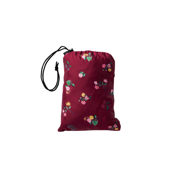 Ditsy Dahlia Packable Rain Poncho