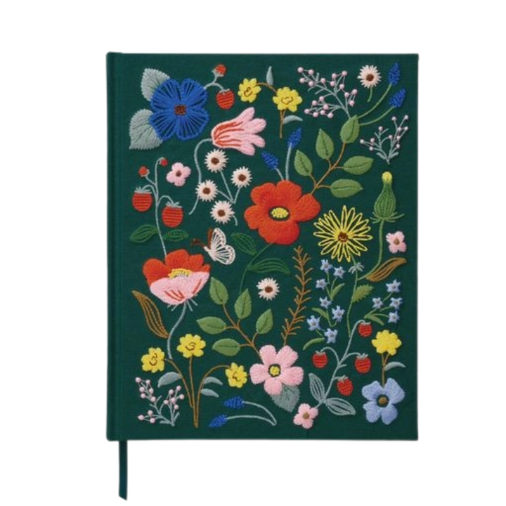 Strawberry Fields Embroidered Sketchbook