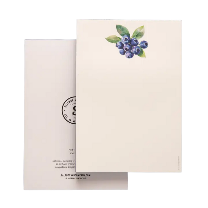 Blueberries notepad