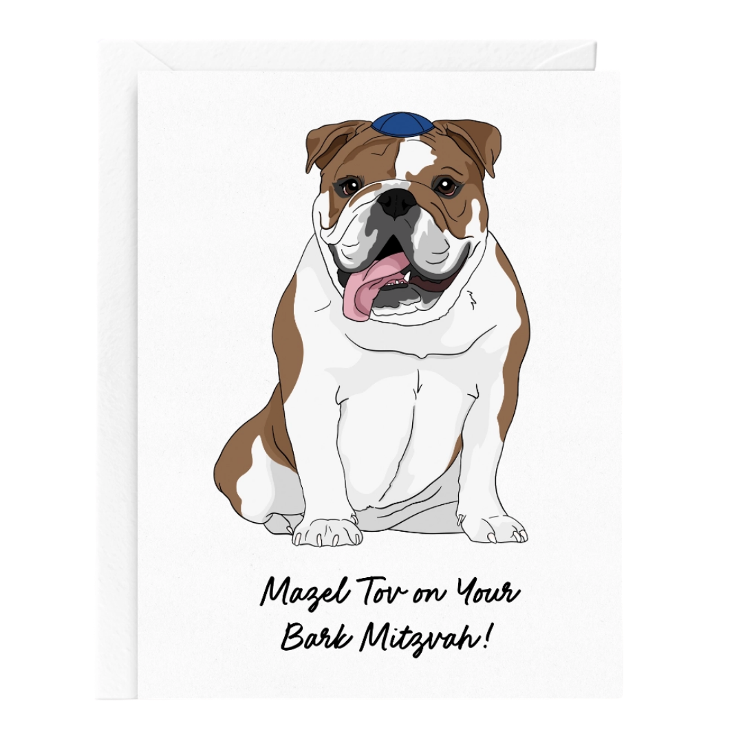 "Mazel Tov On Your Bark Mitzvah" Card