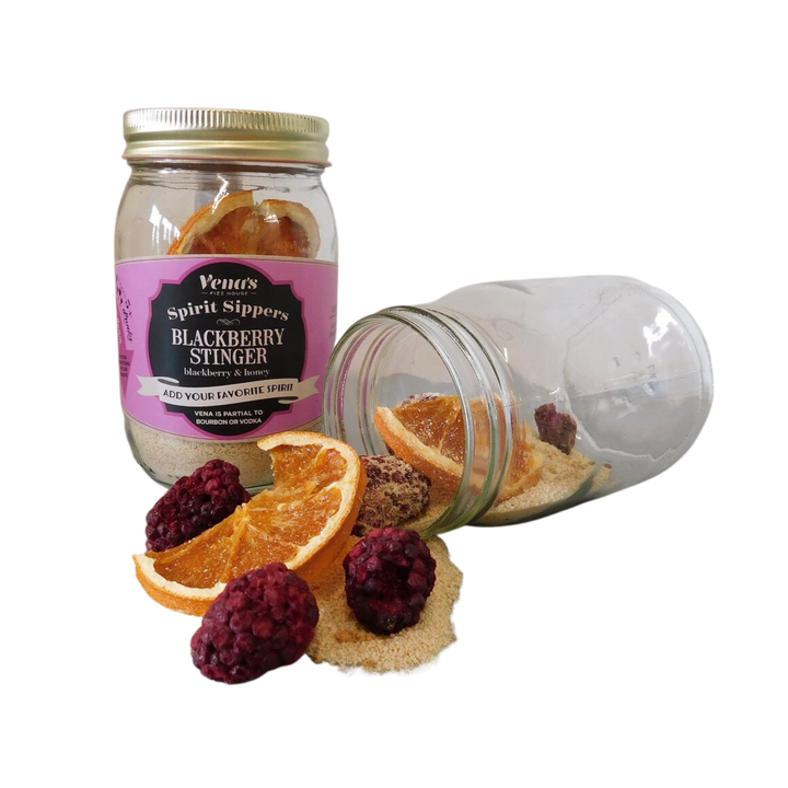 Blackberry Stinger Spirit Infusion Jar