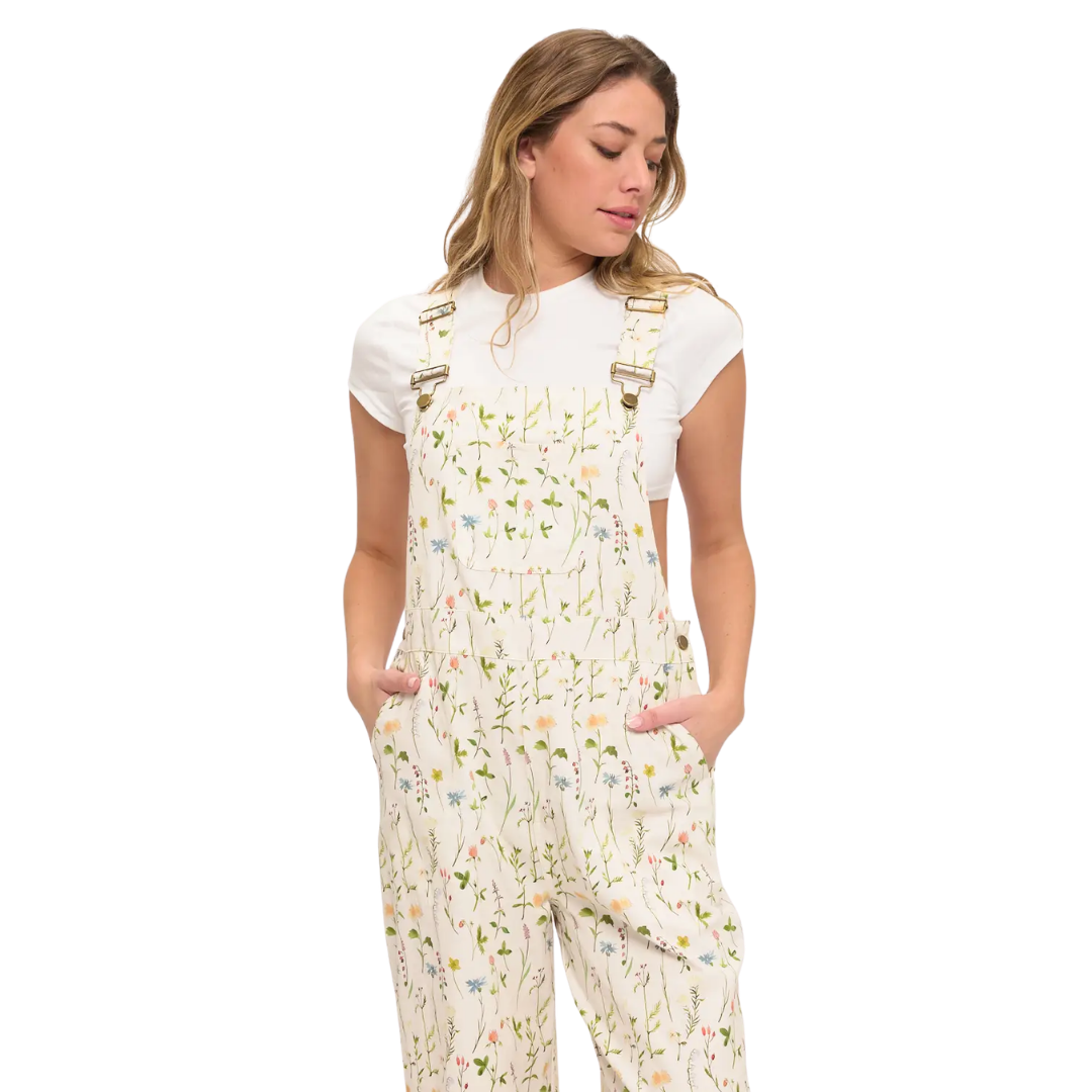 Spring Wildflowers Overalls