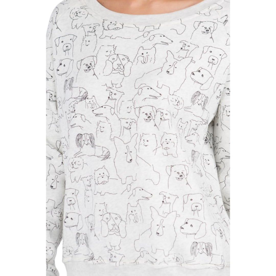 Dog Breed Dog Print Sweatshirt