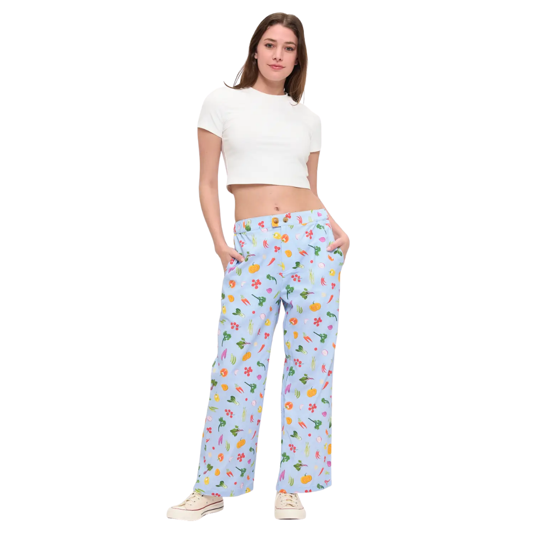 Colorful Garden Vegetables Pants