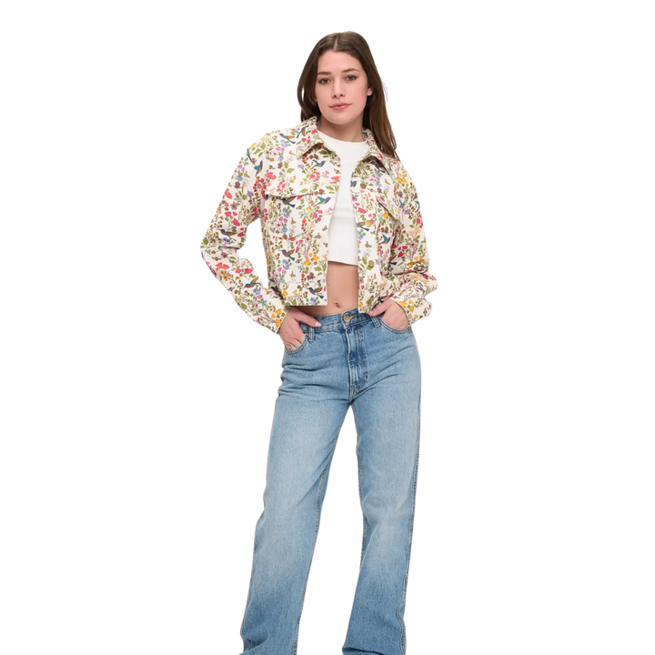Floral Humming Bird Jacket