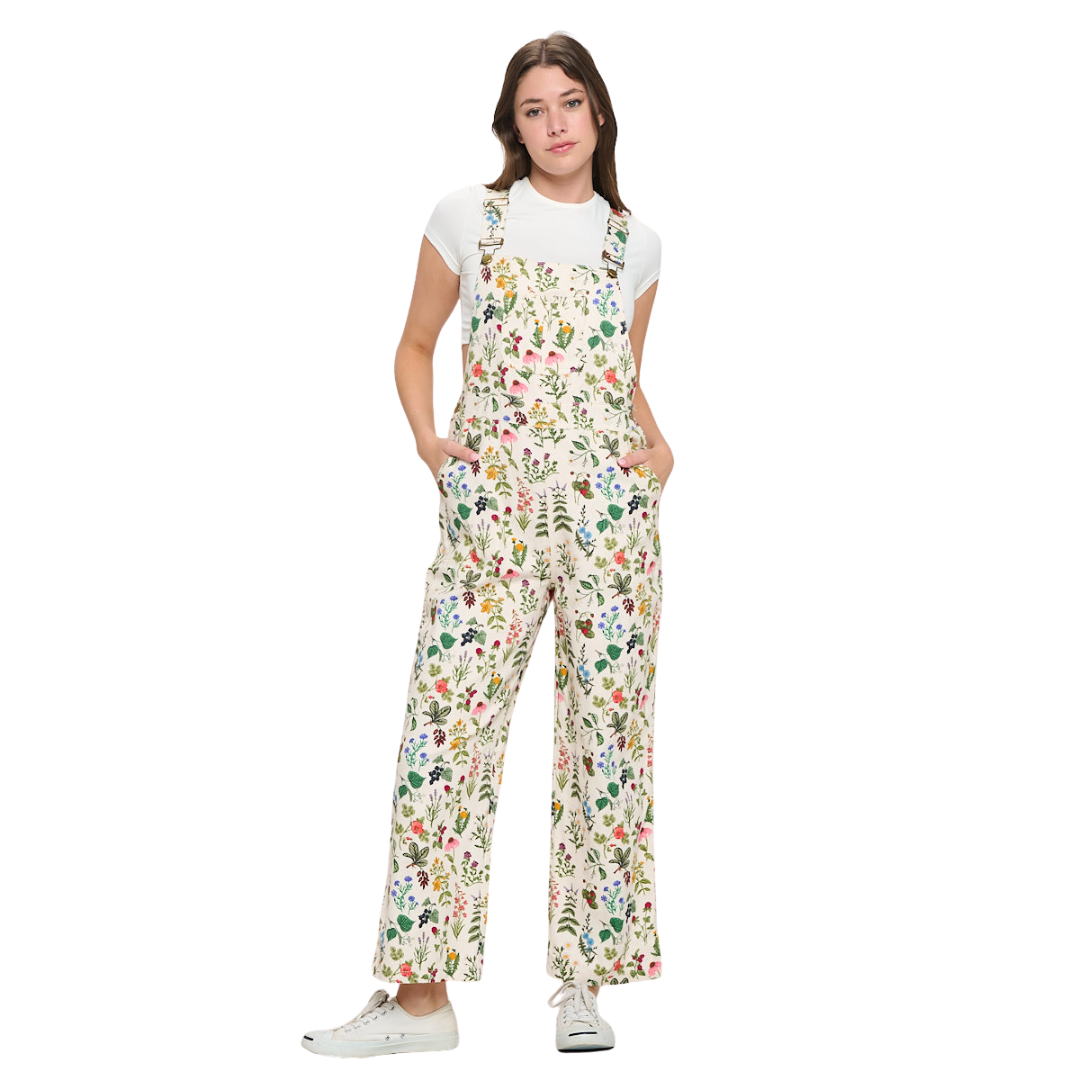 Floral Garden Overalls