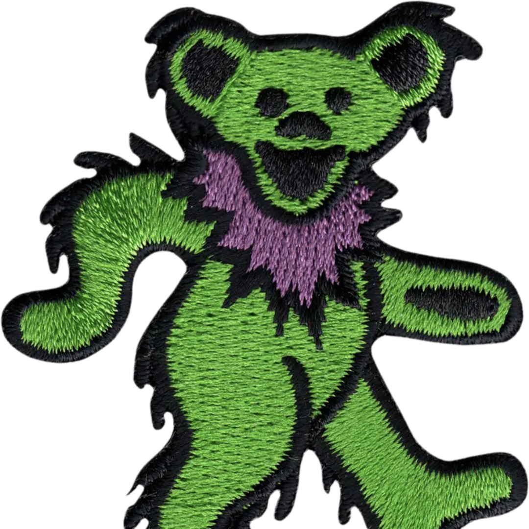 Grateful Dead Jerry Bear Patch