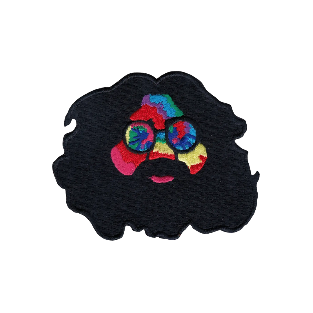 Jerry Garcia Tie Dye Face Patch