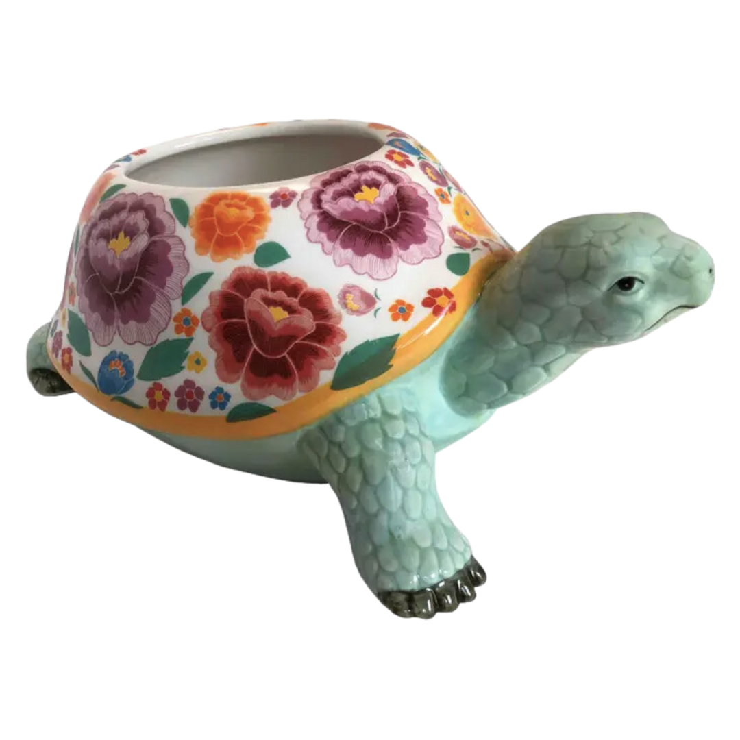 Blooming Turtle Planter