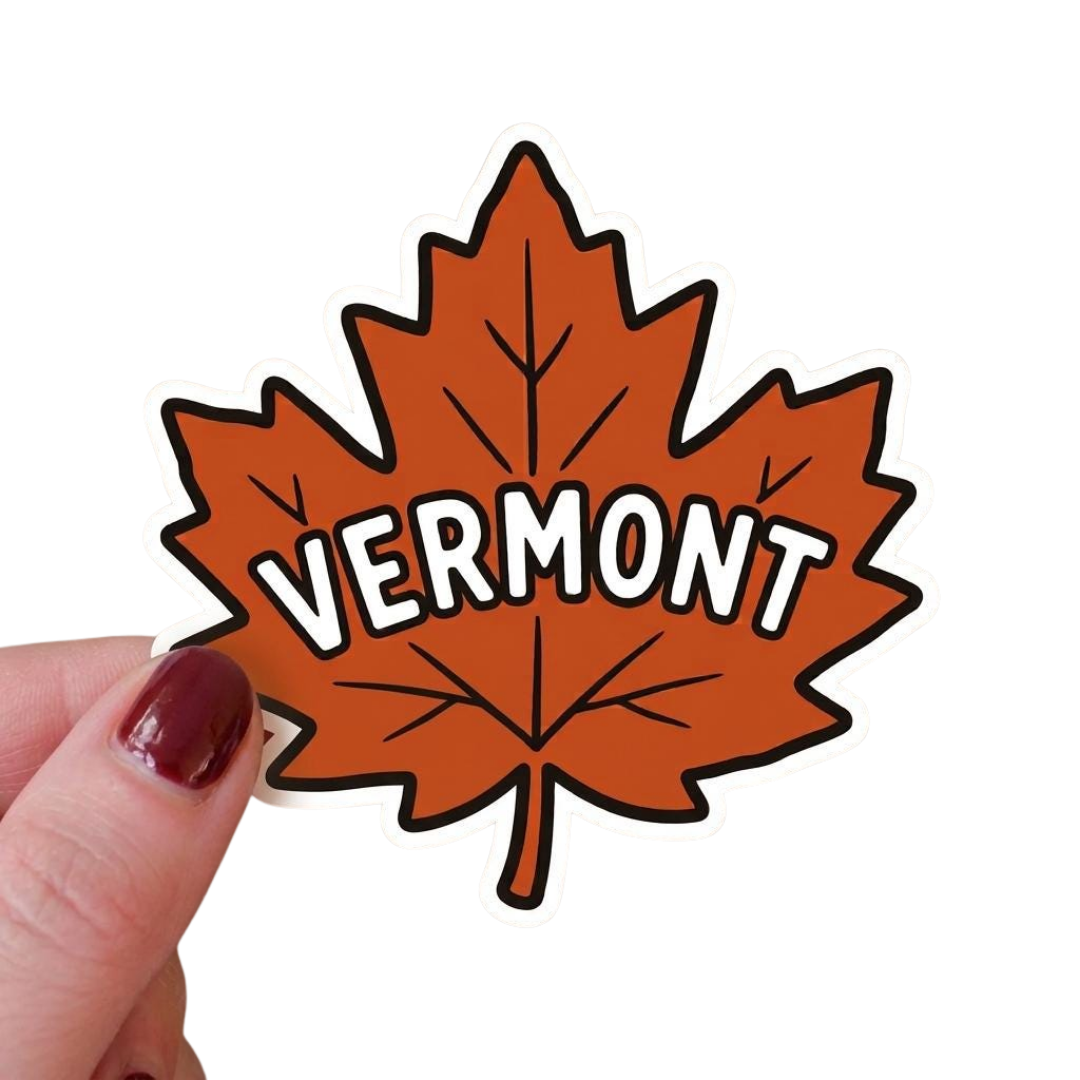 Vermont Maple Leaf Sticker