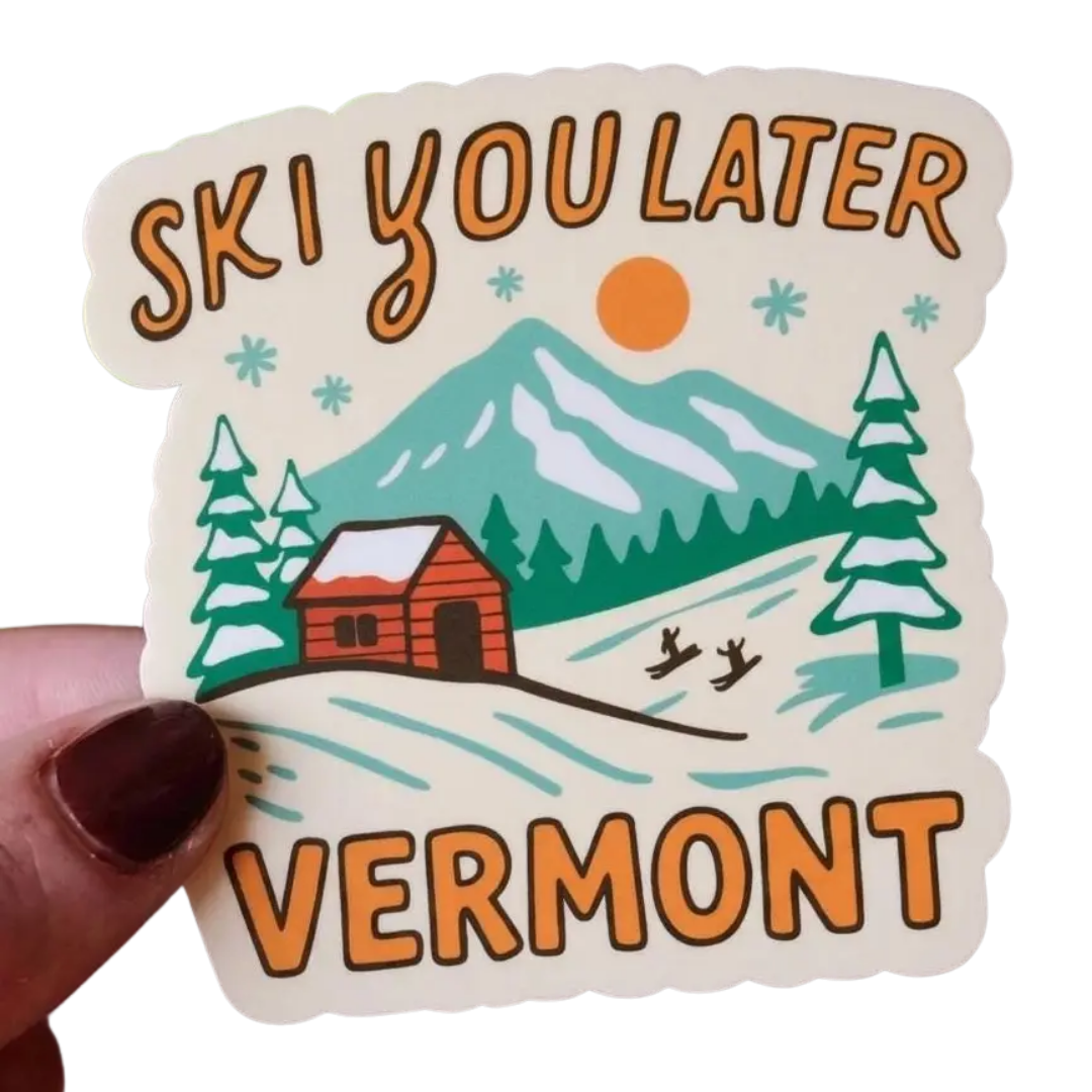 Vermont Ski You Later Sticker