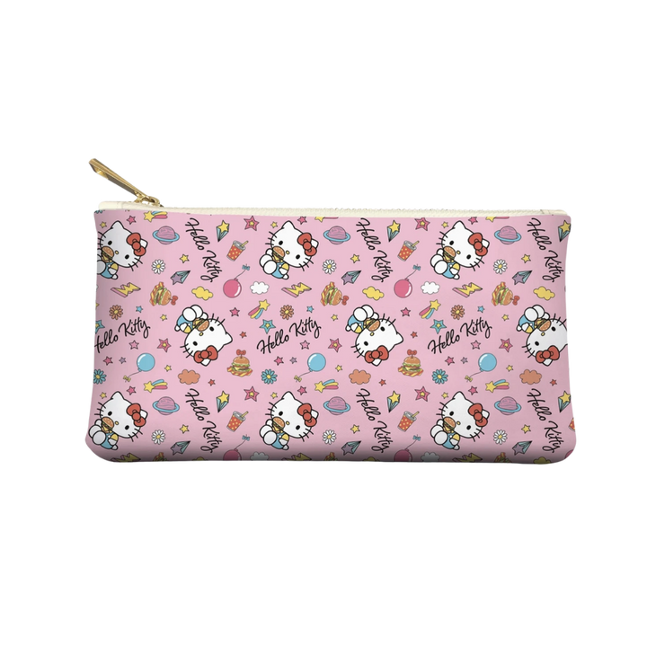 Hello Kitty College Letters Pencil Pouch with Wrist Strap