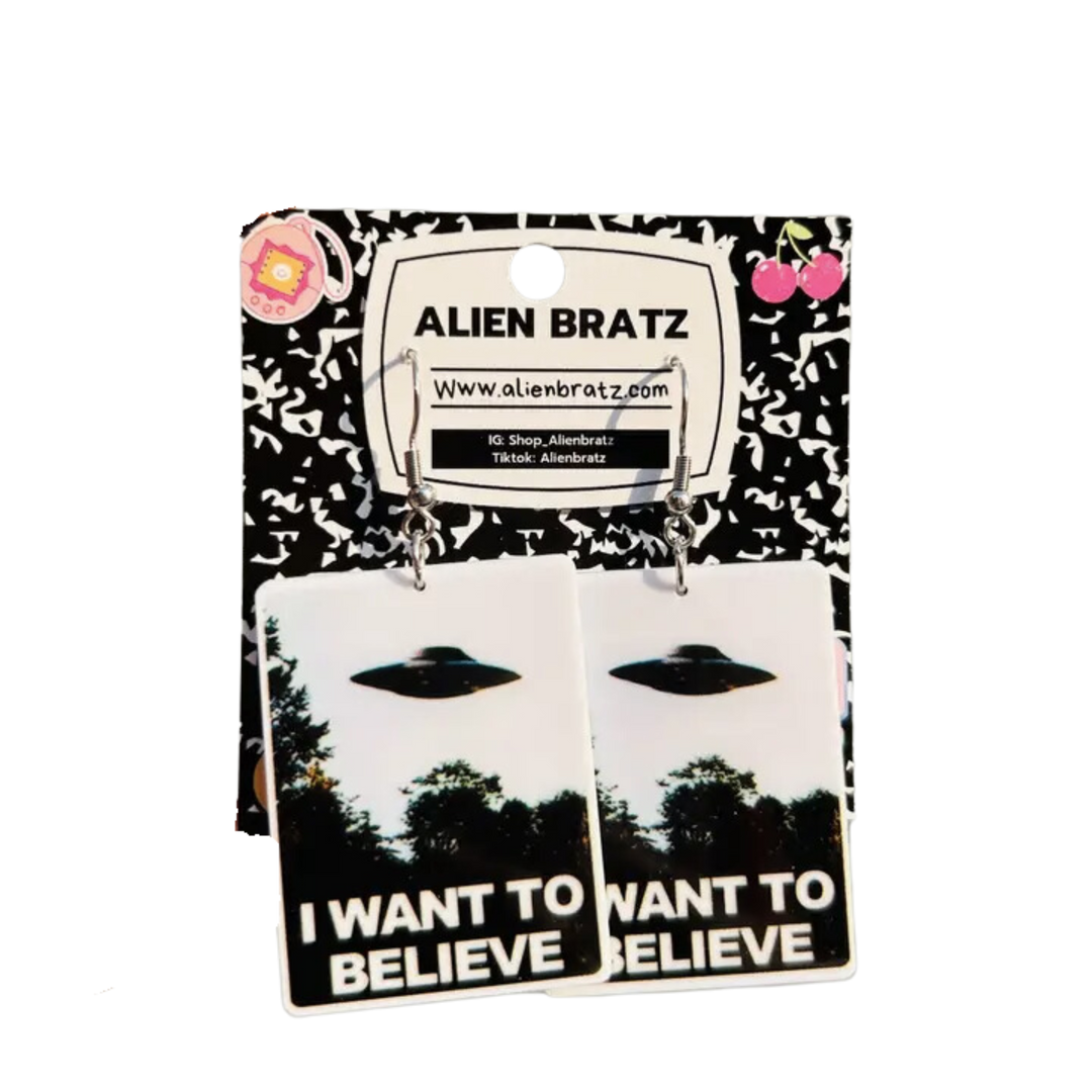 Alien Earrings