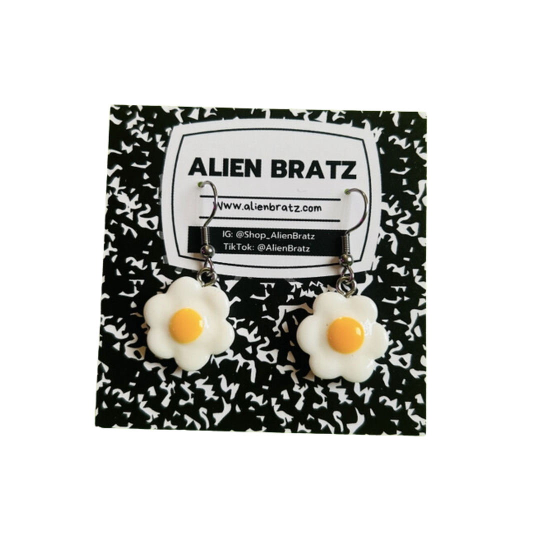 Daisy Egg Earrings