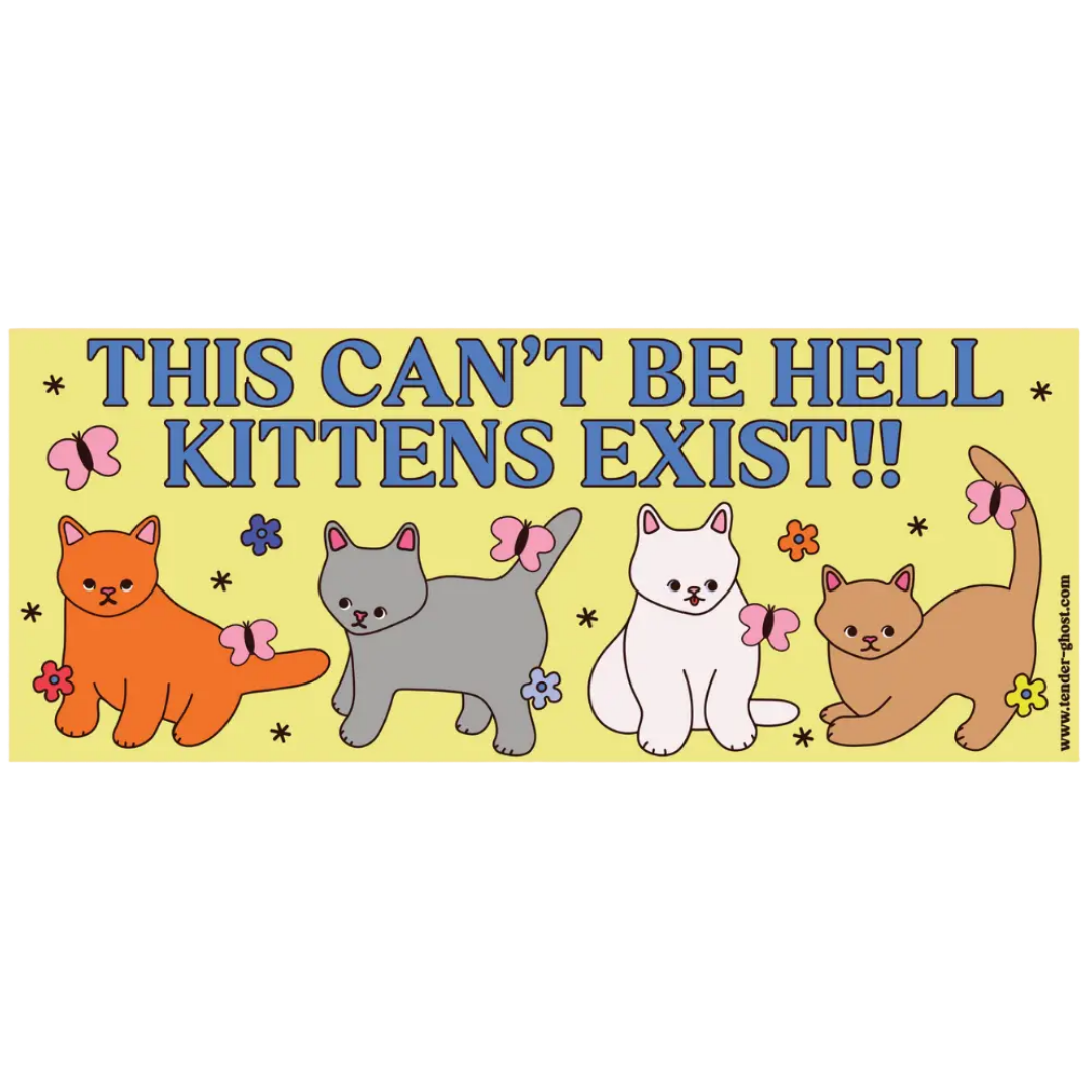 Kittens Exist Bumper Magnet