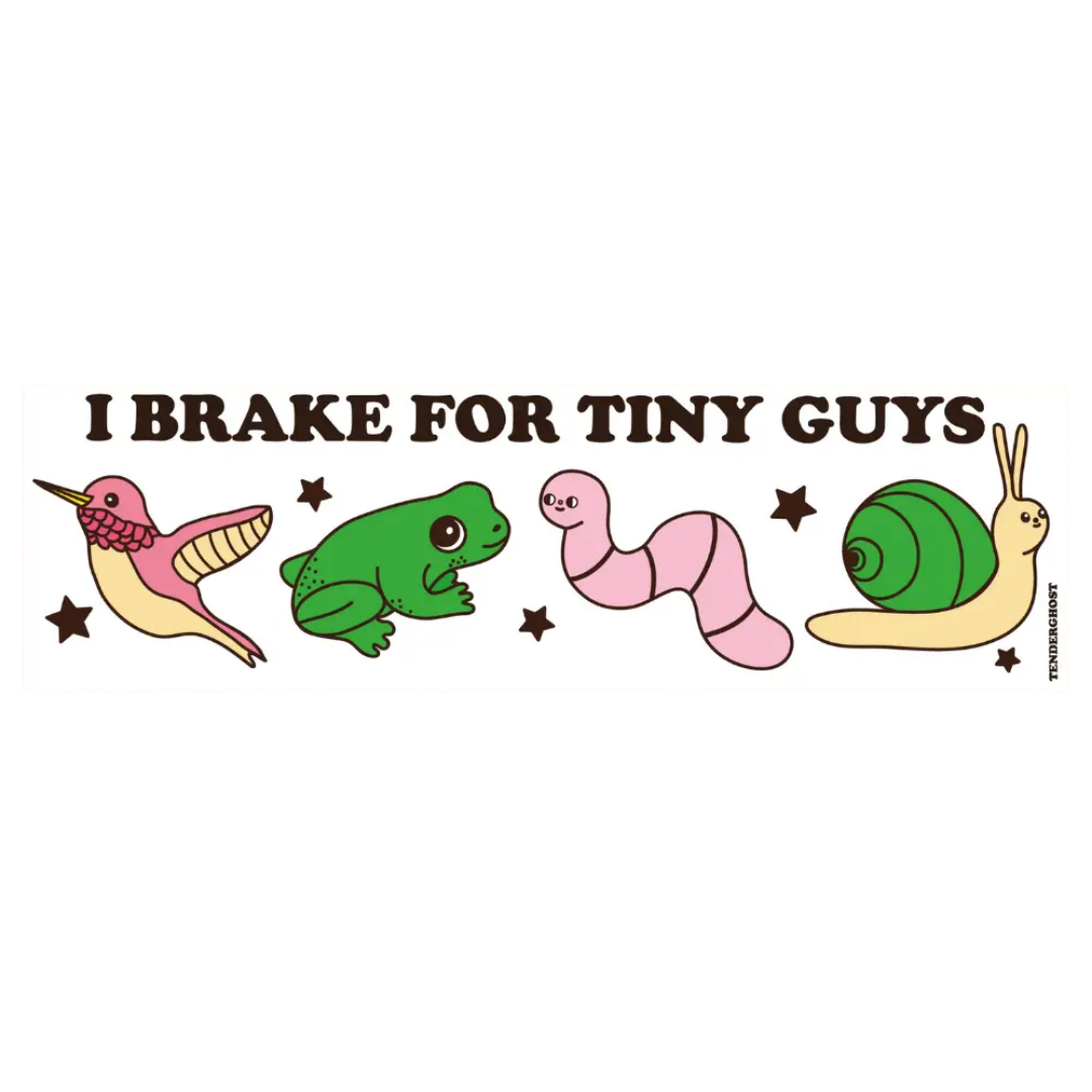 I Brake For Tiny Guys Bumper Magnet