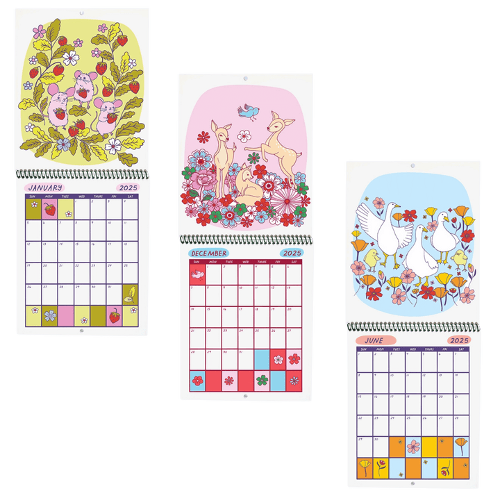 Forest Friends 2025 Calendar