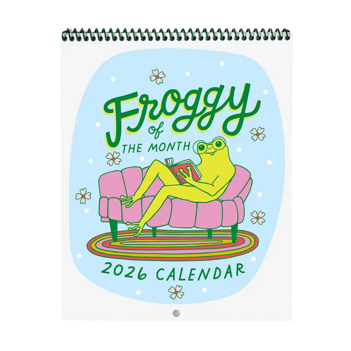 Froggy of the Month 2026 Calendar