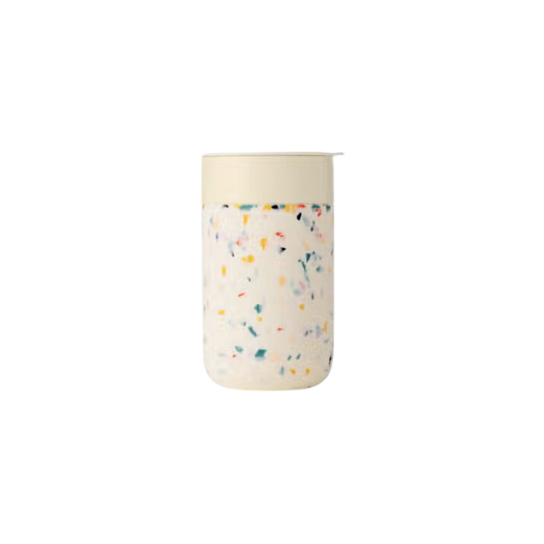 Porter Ceramic Reusable Coffee Mug 16oz - Terrazzo