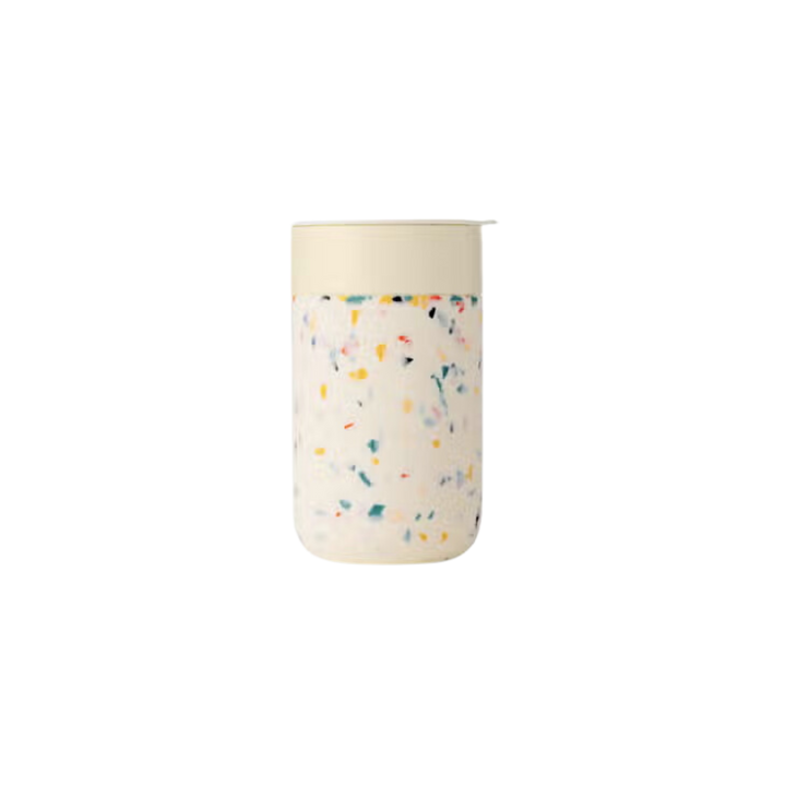 Porter Ceramic Reusable Coffee Mug 16oz - Terrazzo