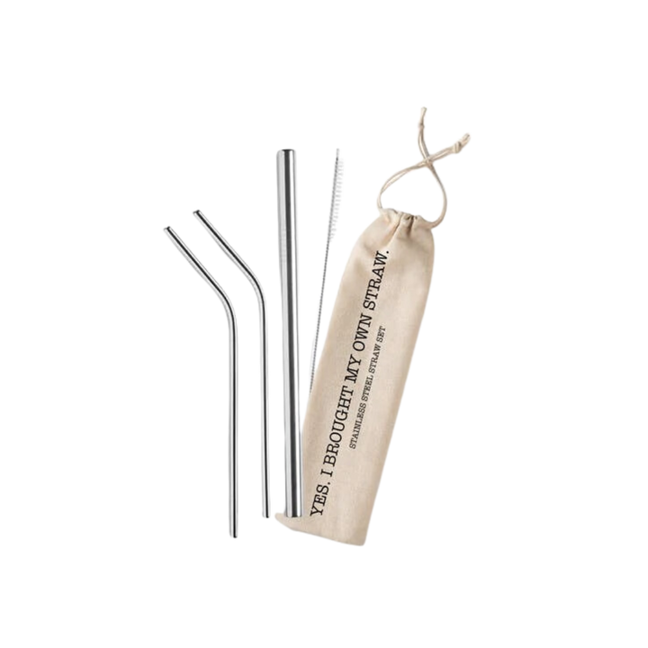 Stainless Steel Straw Set