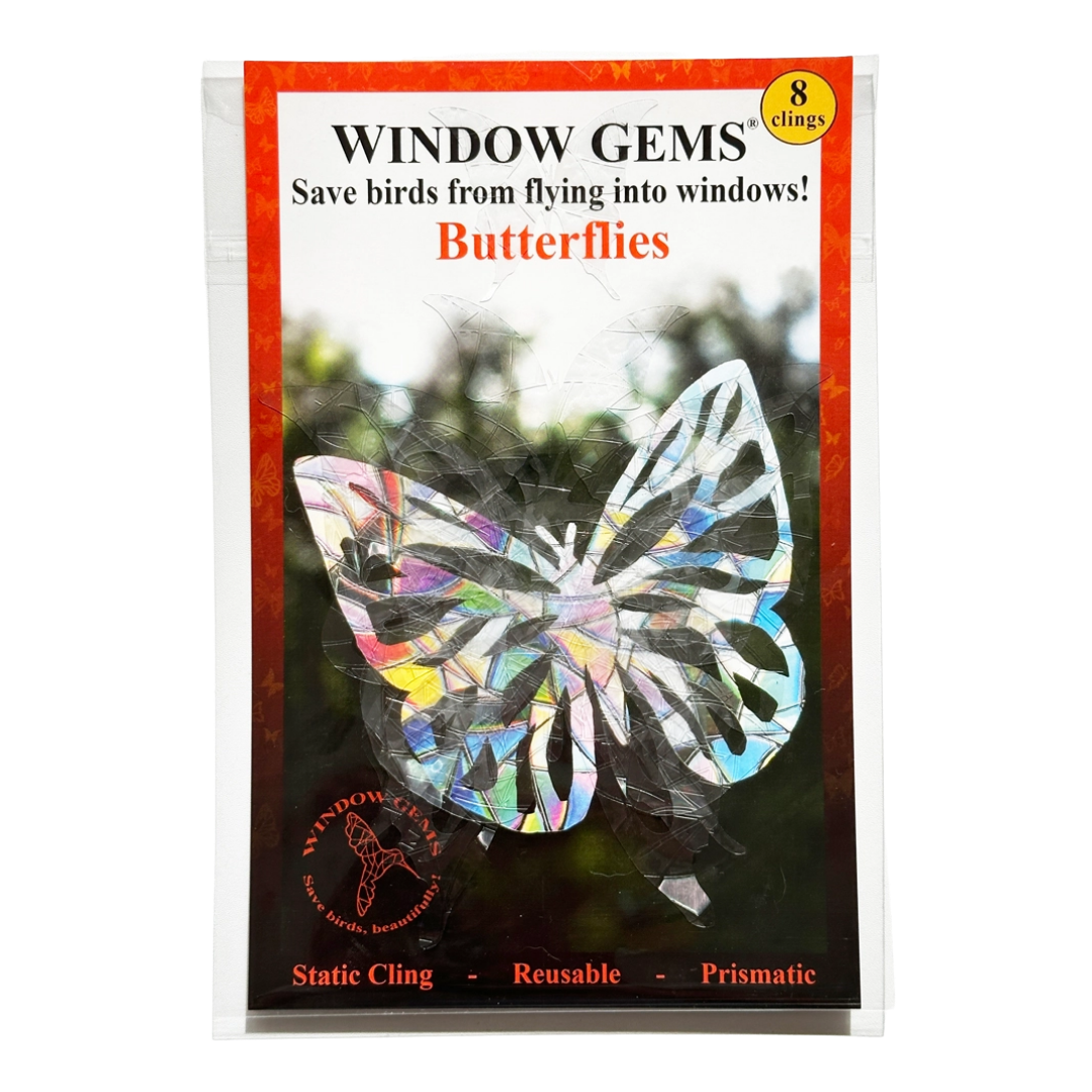 Prismatic Butterfly Window Clings (8ct)